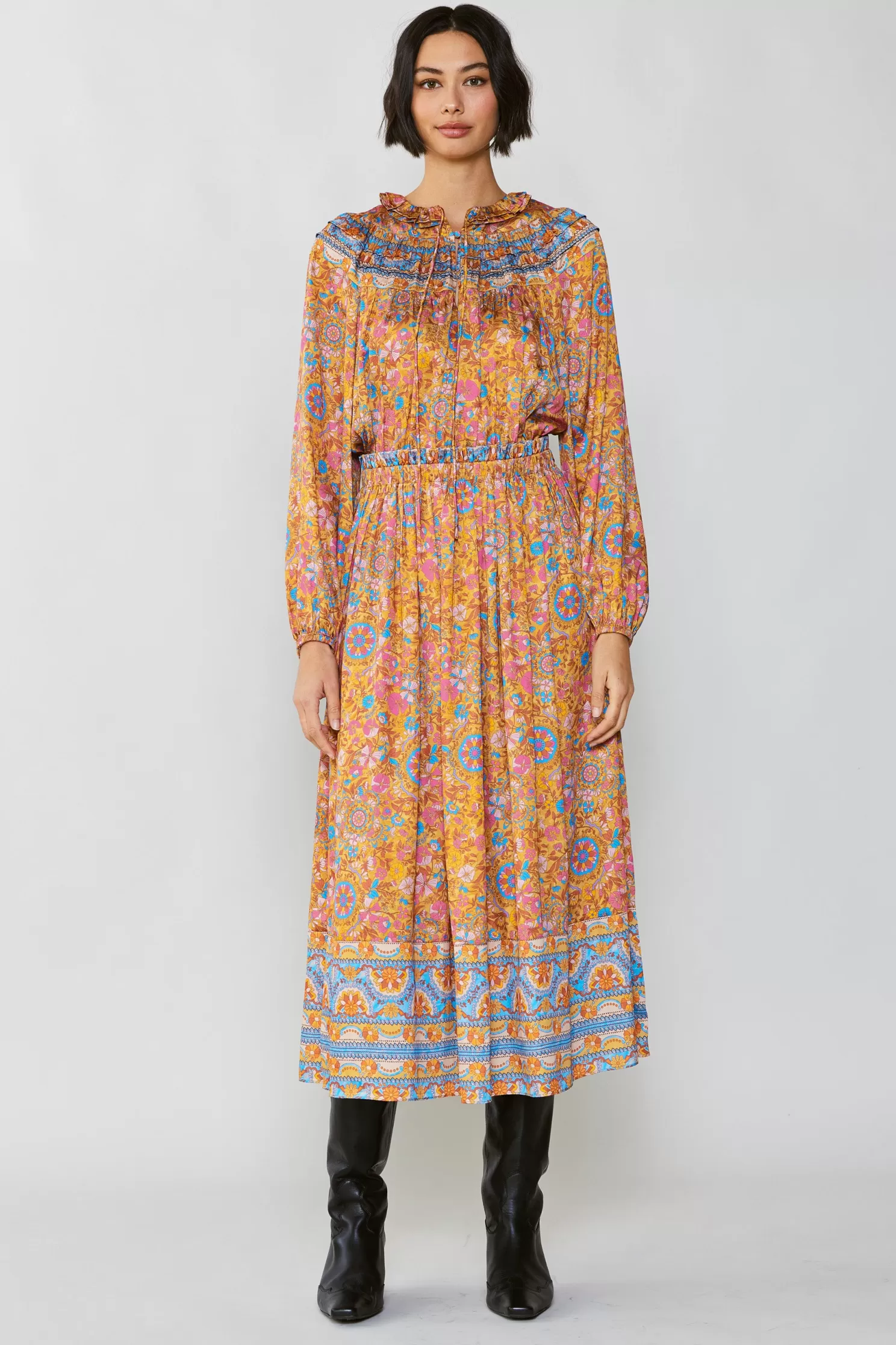 Cheap Vintage Floral Maxi Dress Midi Dresses | Maxi Dresses